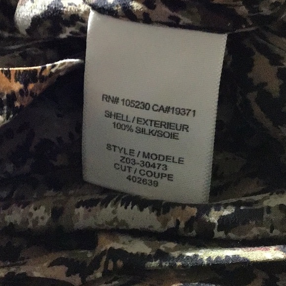 Joie Brown Molly Animal Print Night Out Dress Size M - Picture 8 of 9